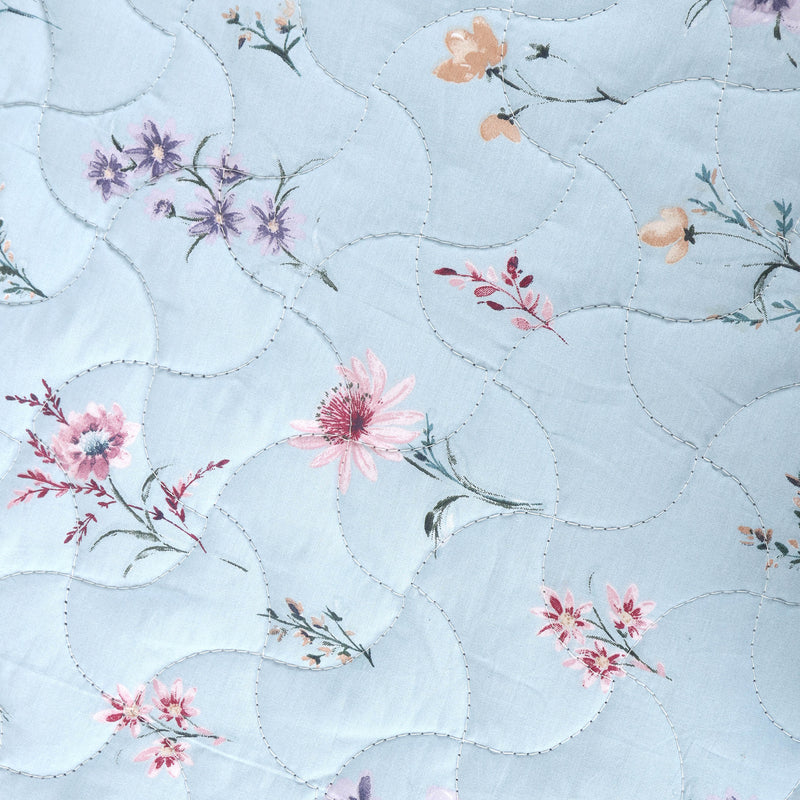 Wildflower Quilted Bedspread