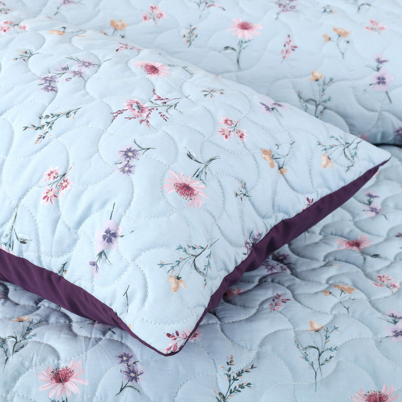 Wildflower Quilted Bedspread