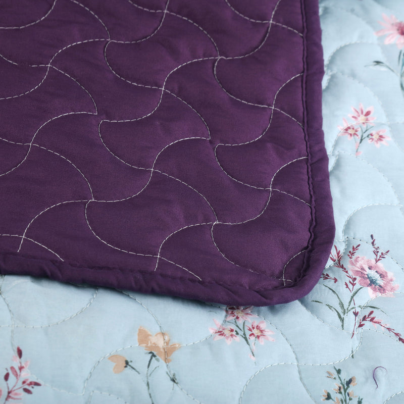 Wildflower Quilted Bedspread