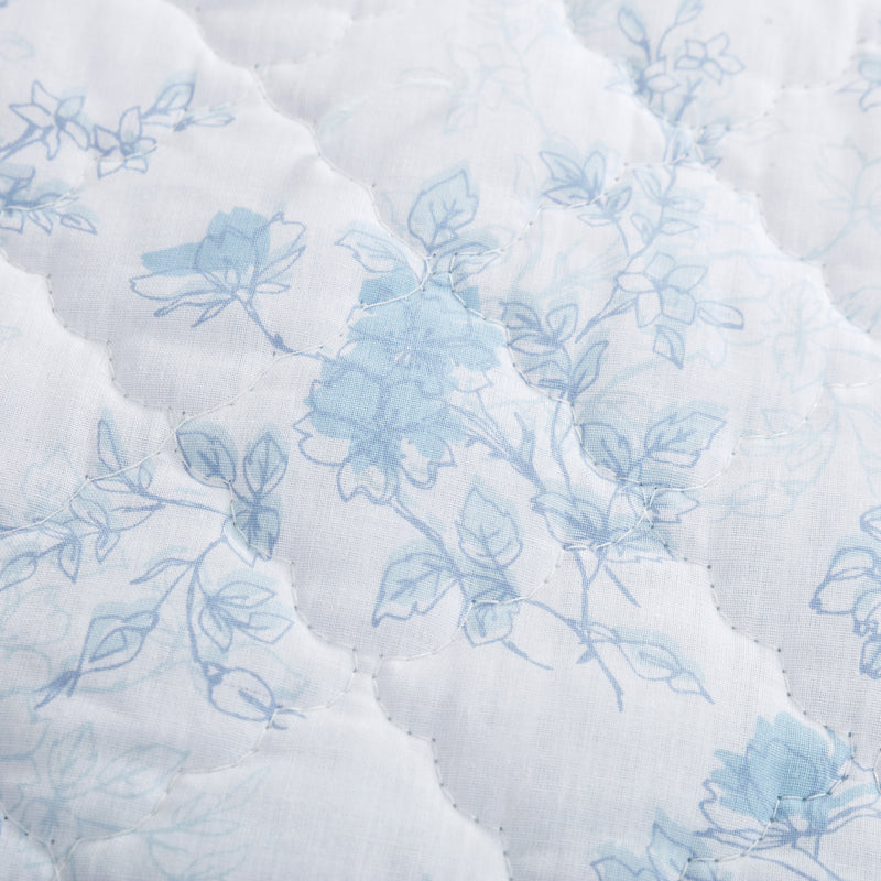 Floral Harmony Quilted Bedspread