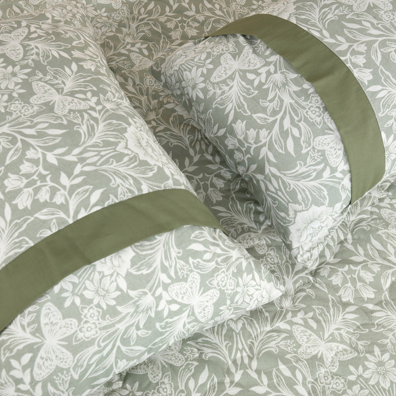 Botanical Grace Quilted Fitted Sheet