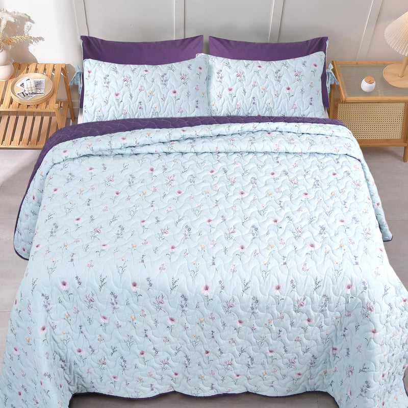 Wildflower Quilted Bedspread