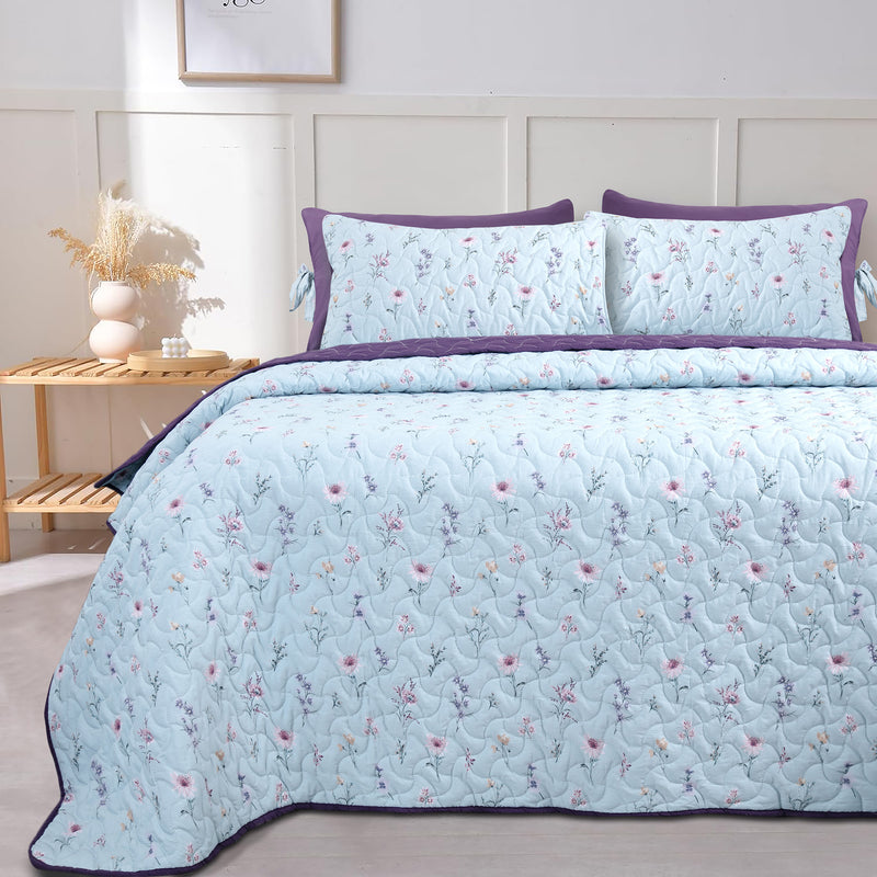 Wildflower Quilted Bedspread