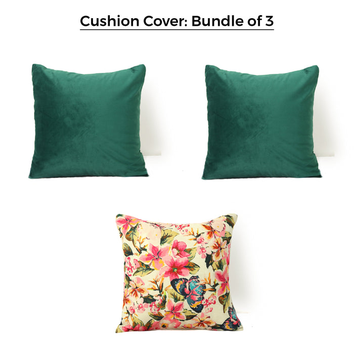 Blush Blossom Cushion Covers (Bundle of 3)