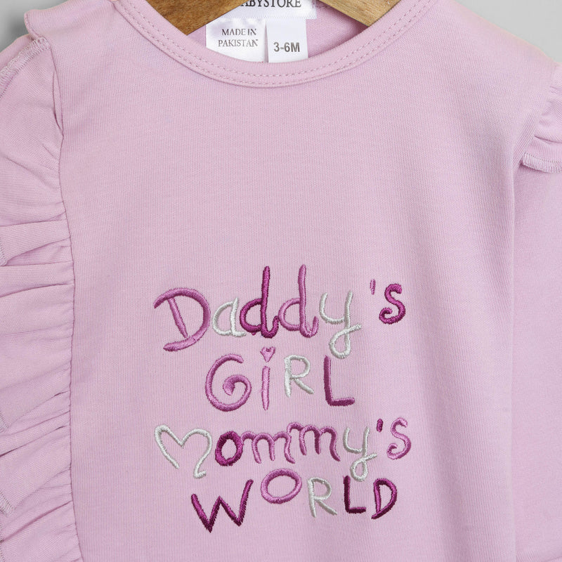 Daddy's Girl, Mommy's World Baby Romper