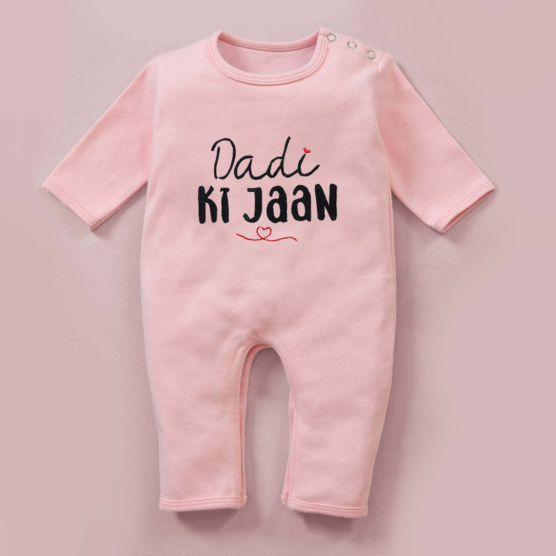 Dadi ki Jaan Embroidered Baby Romper