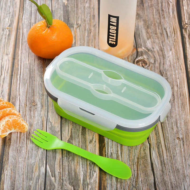 Silicon Foldable Lunch Box-Small