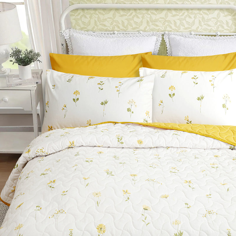 Sunlit Blossom Bedspread