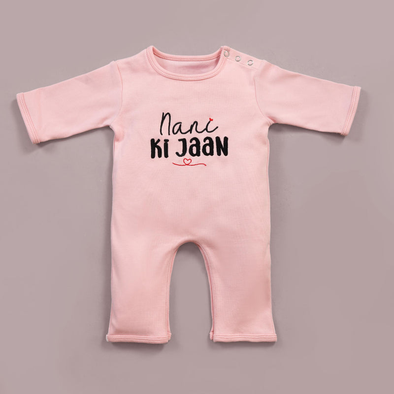 Nani ki Jaan Embroidered Baby Romper