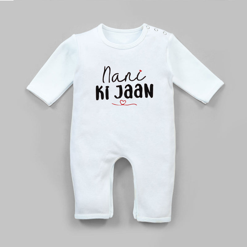 Nani ki Jaan Embroidered Baby Romper