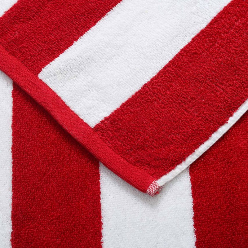 red striped baby towels