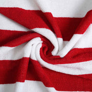 red striped baby towels