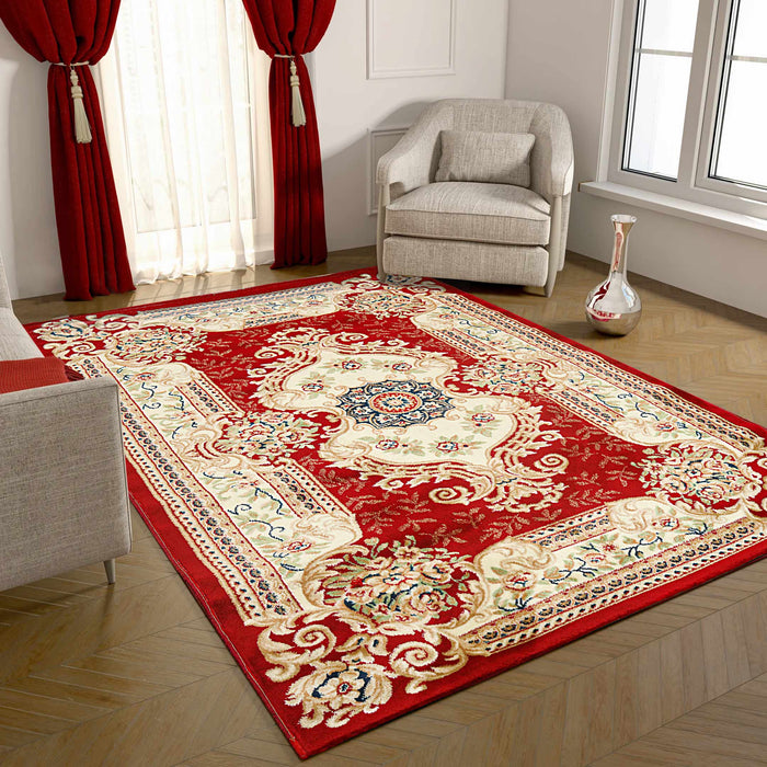 Scarlet King Size (7.6 X 5.25 Feet) Thick & Cozy Floor Rug