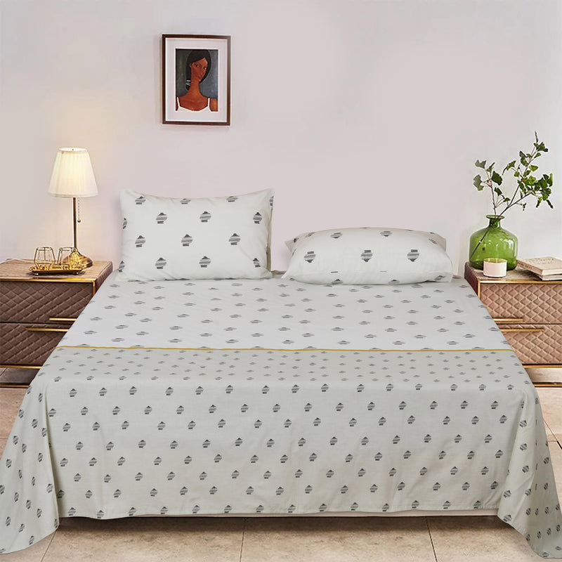 Serene Stripes Flat Sheet
