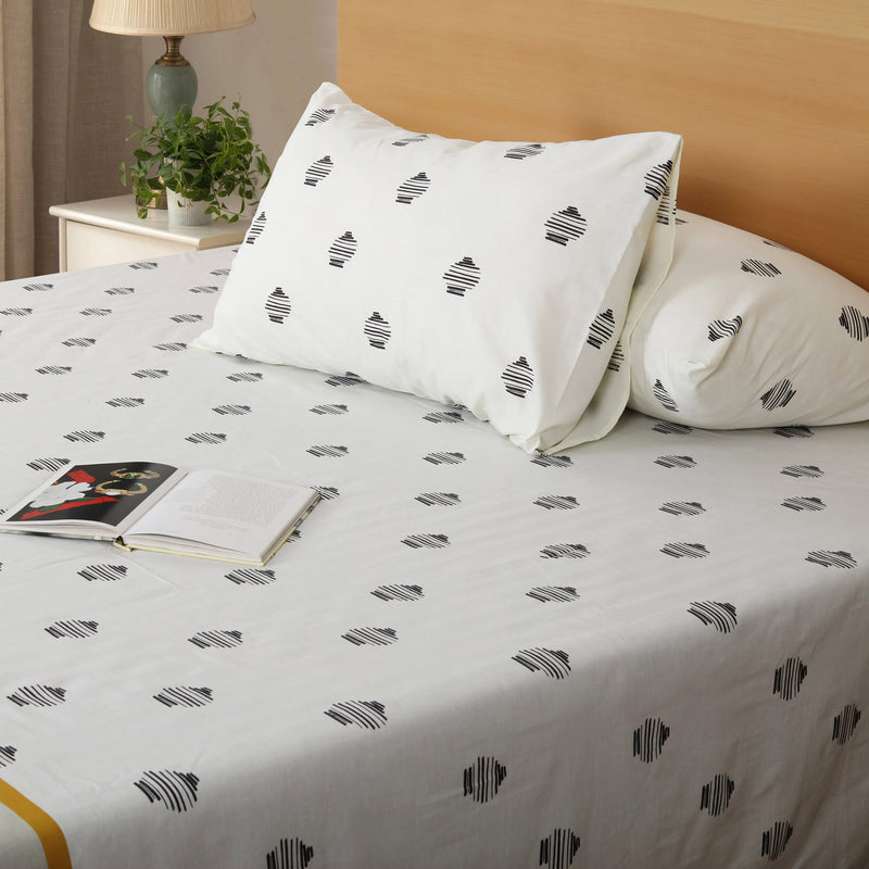Serene Stripes Flat Sheet