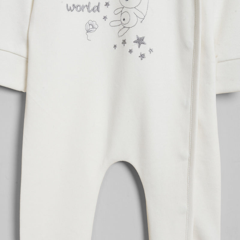 Welcome To The World Baby Romper