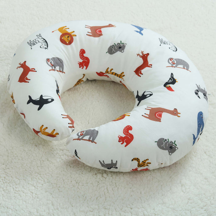 animals printed nursing pillow