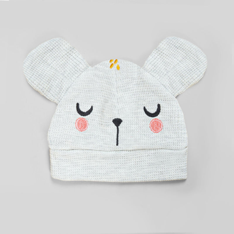 baby blush knitted cap
