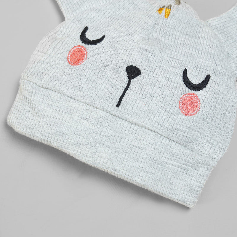 baby blush knitted cap