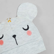 baby blush knitted cap