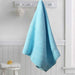 solid blue baby towels