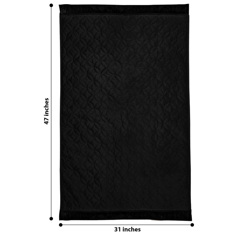 luxury velvet embossed prayer mat