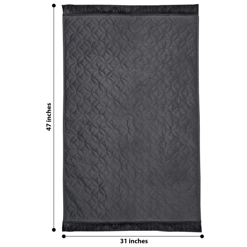 luxury velvet embossed prayer mat