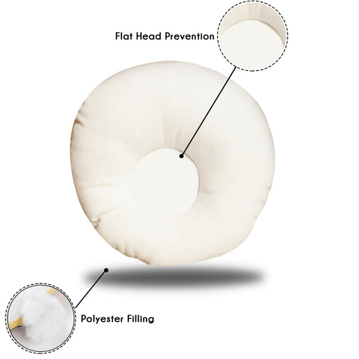 plain white head shaping cushion