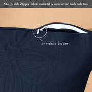 traditional textured french matelasse cushion cover with zip