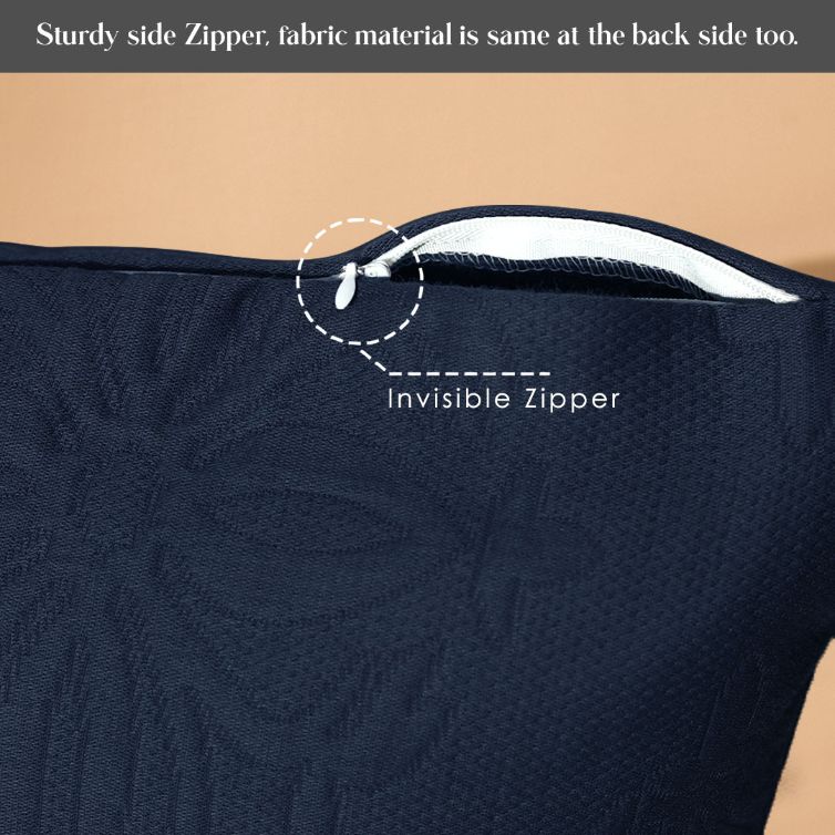 traditional textured french matelasse cushion cover with zip