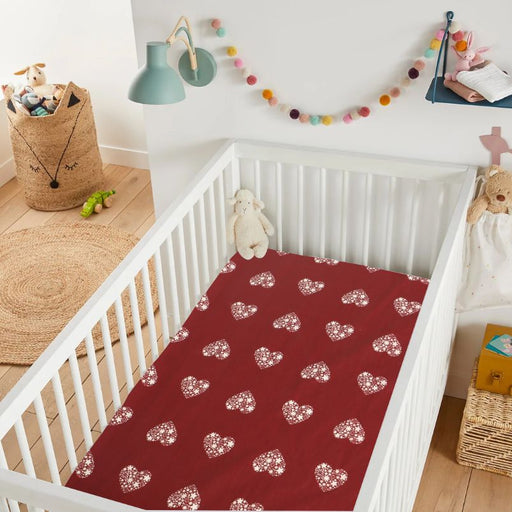 white heart mattress protector fitted