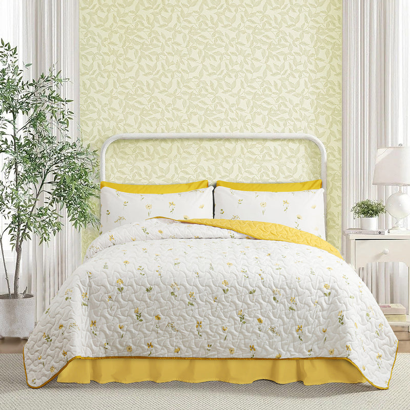 Sunlit Blossom Bedspread