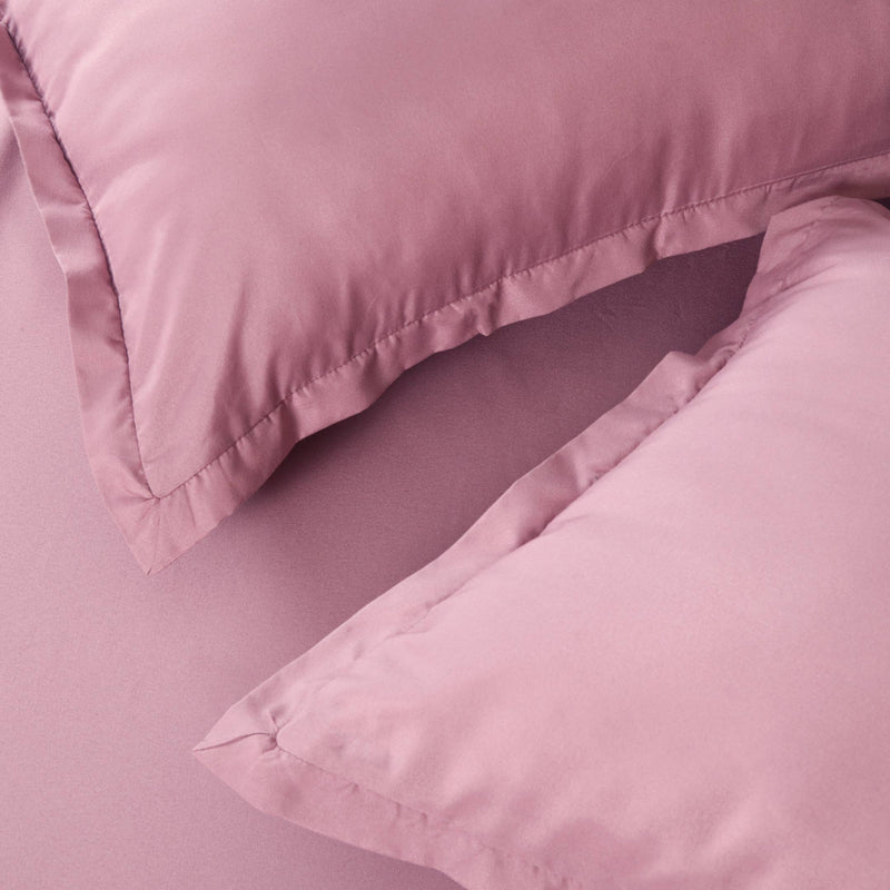 Mauve Pink 4-Piece Sheet Set