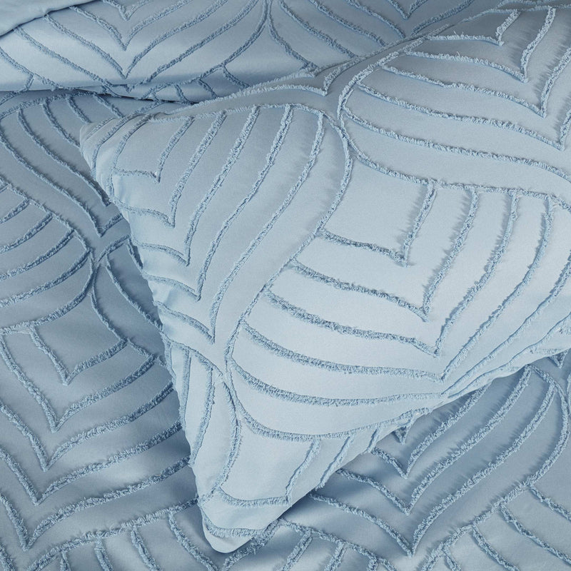 Sky Haven Boho Tufted Duvet Cover- Soft Microfiber- 6 Piece Set