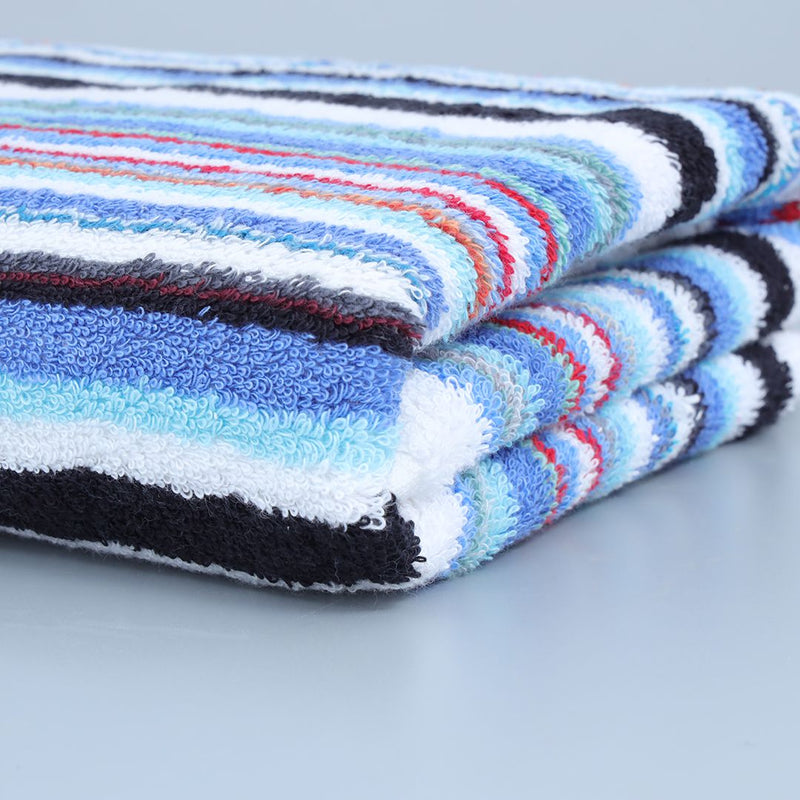 Super Soft Rainbow Stripes Bath Towels