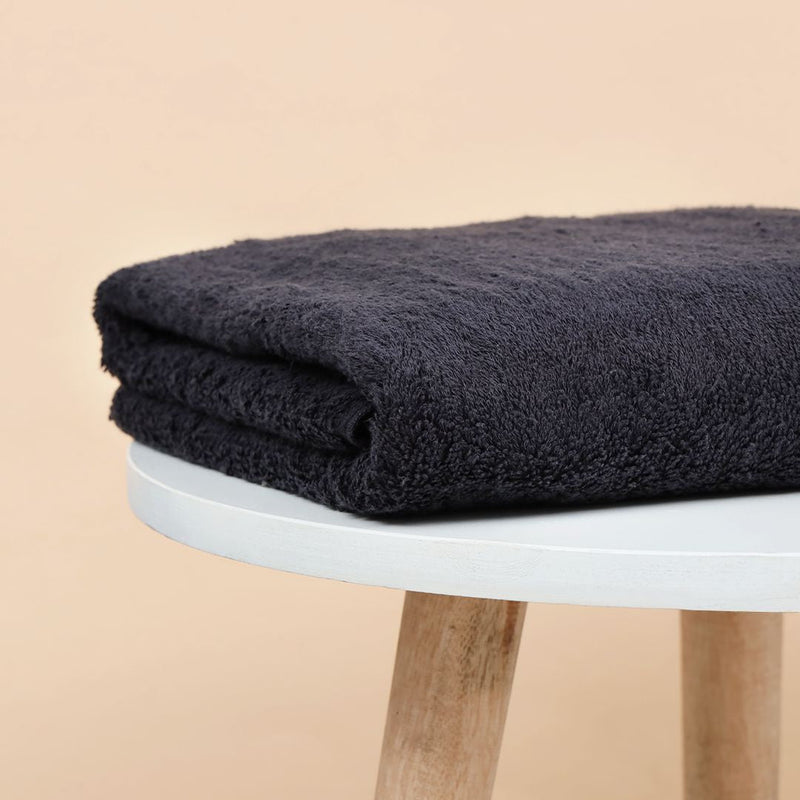 Super Soft & Highly Absorbent Black Bath Towel