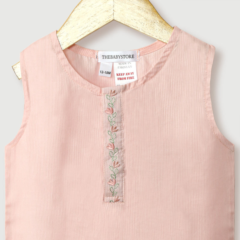 Embroidered Kameez With Trouser
