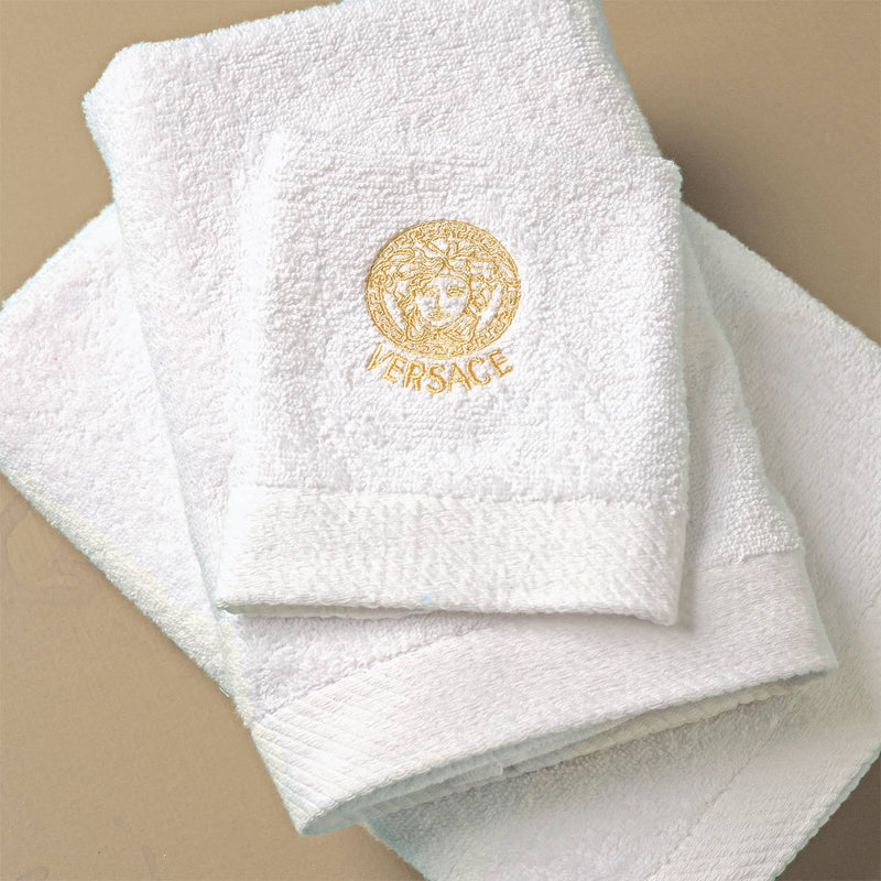 2-Pcs Versace Embroidered Towel Set