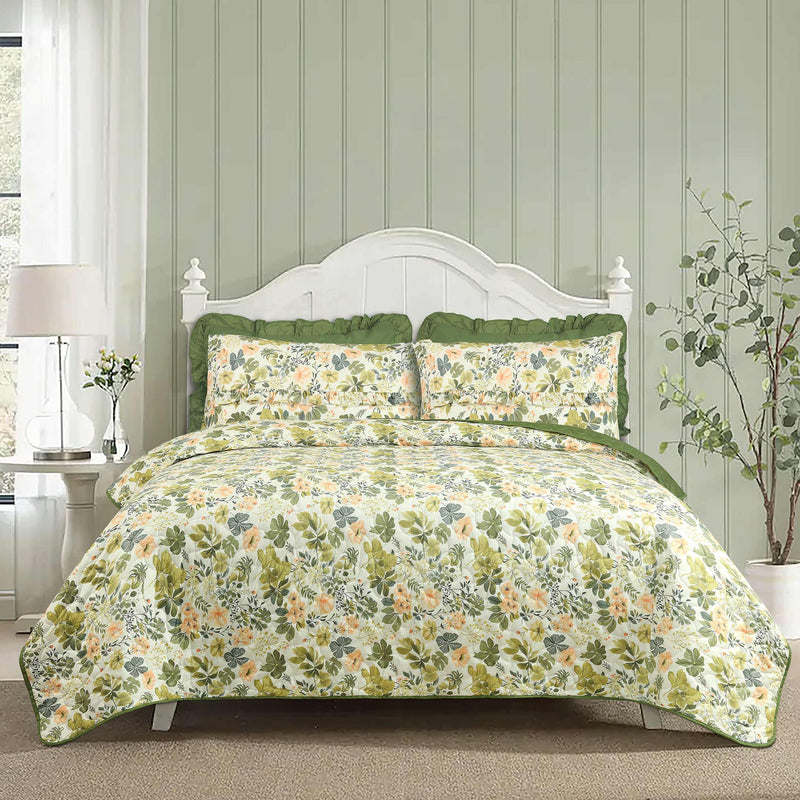 Orchard Grove Quilted Bedspread