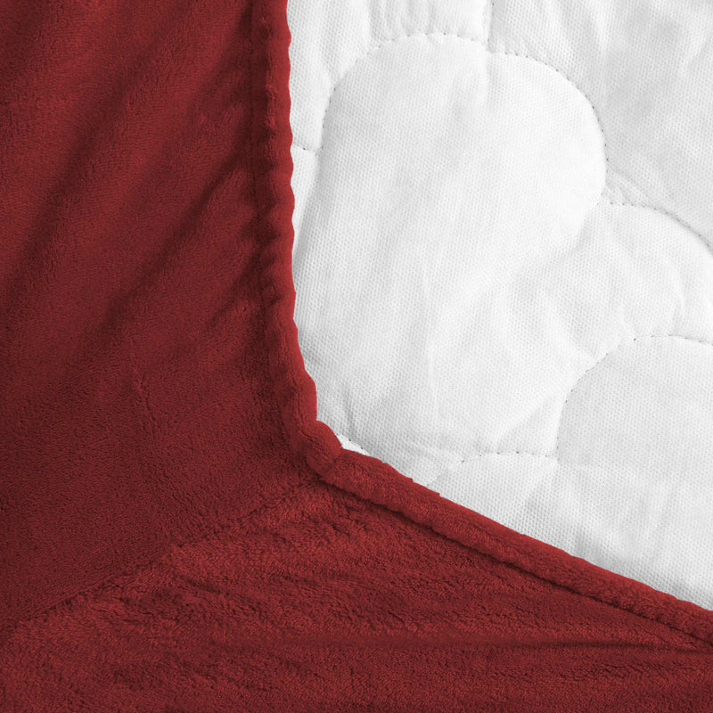 Plush Quilted Fleece Fitted Sheet