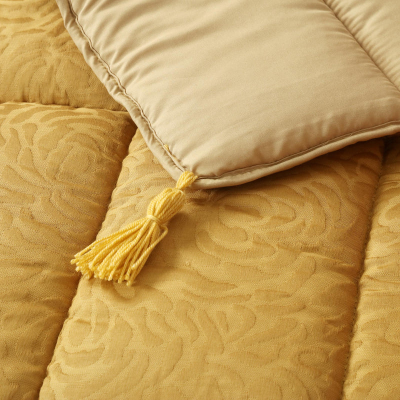 Premium Jacquard Sofa Topper Lime