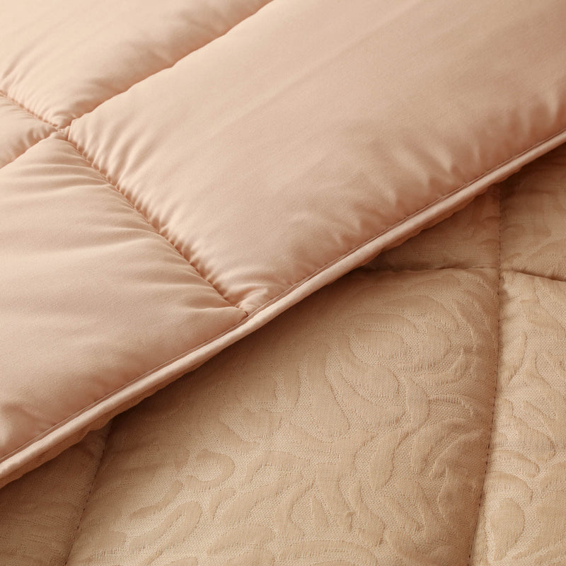 Premium Jacquard Sofa Topper Baby Pink