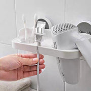 J&S Homes Trace-less Hair Dryer & Tumbler Rack (4535887036525)