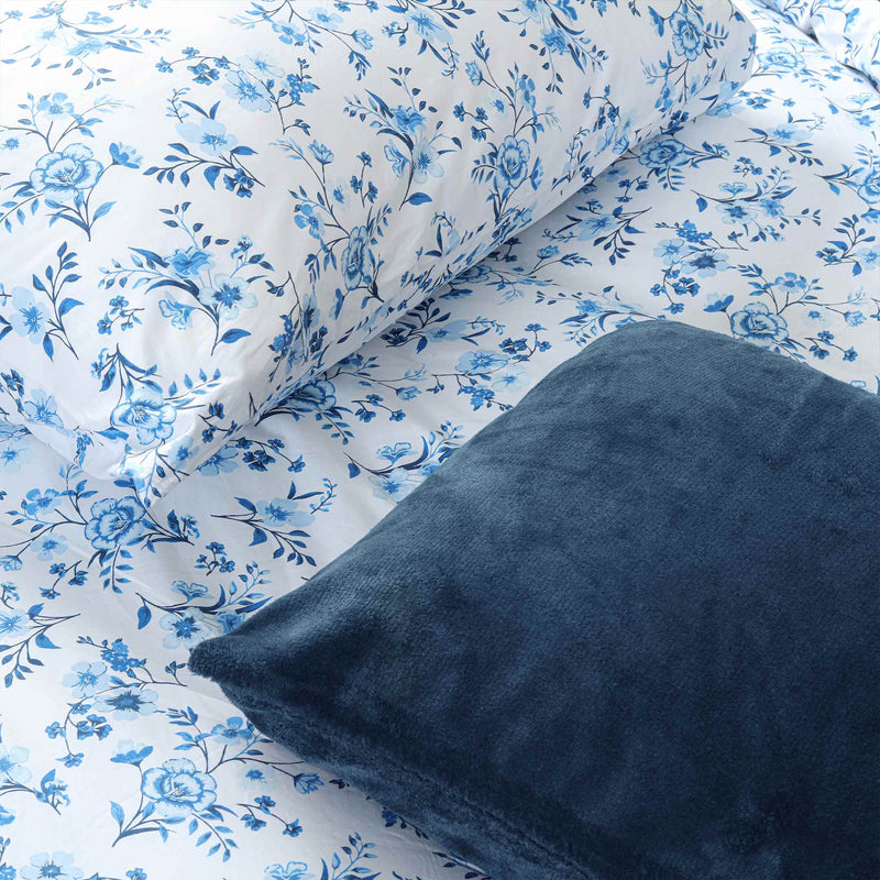 Azure Meadow Printed Razaye Set-6pc