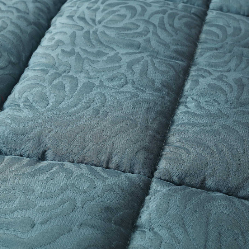 Premium Jacquard Sofa Topper Blue