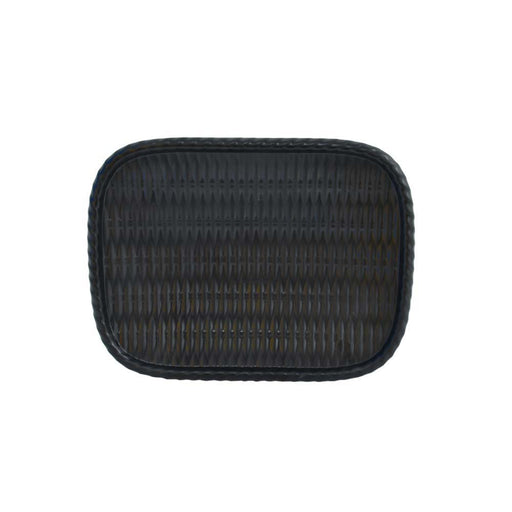 Rice Serving Plate Black - Melamine (4186360545389)