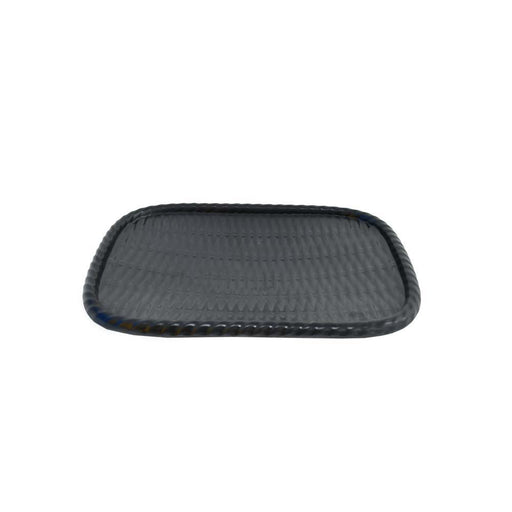 Rice Serving Plate Black - Melamine (4186360545389)
