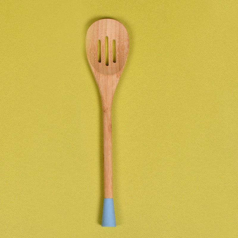 Bamboo Wooden Silicon Serving Spoon