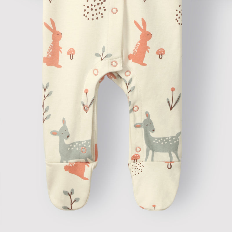 Animal Printed Baby Rompers (Pack of 3)