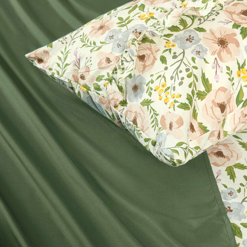 Blush Meadow 4-Piece Sheet Set
